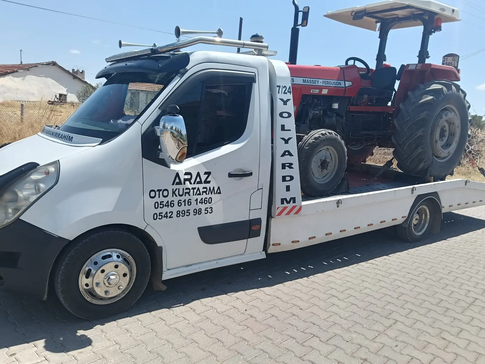 Kırıkkale Araz Oto Kurtarma saha çalışması ve güvenli araç taşıma 5