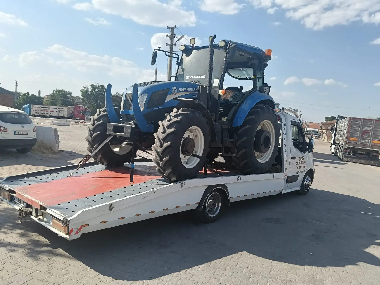 Kırıkkale Araz Oto Kurtarma saha çalışması ve güvenli araç taşıma 8