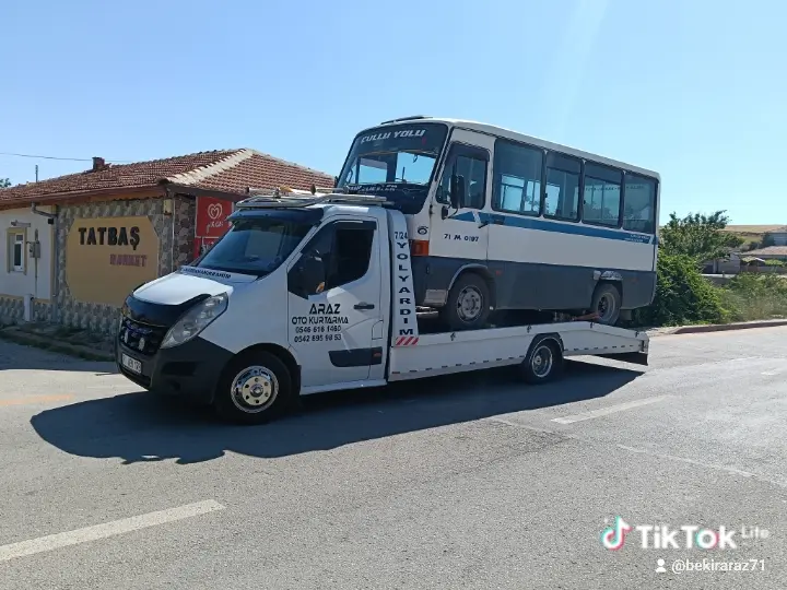 Kırıkkale Araz Oto Kurtarma saha çalışması ve güvenli araç taşıma 16